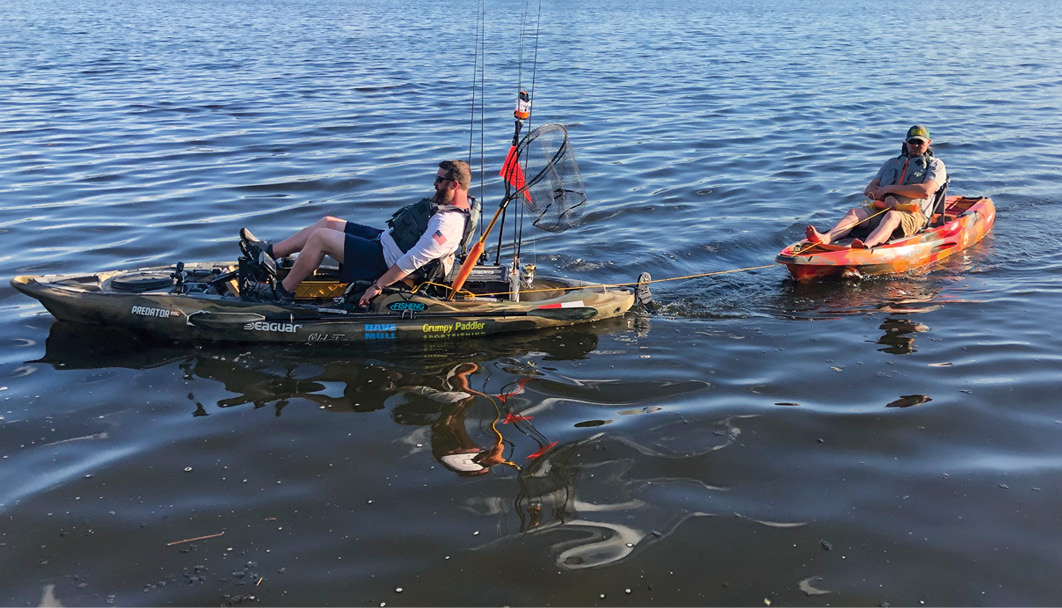 Stowable tow rope for fishing kayaks - Bassmaster