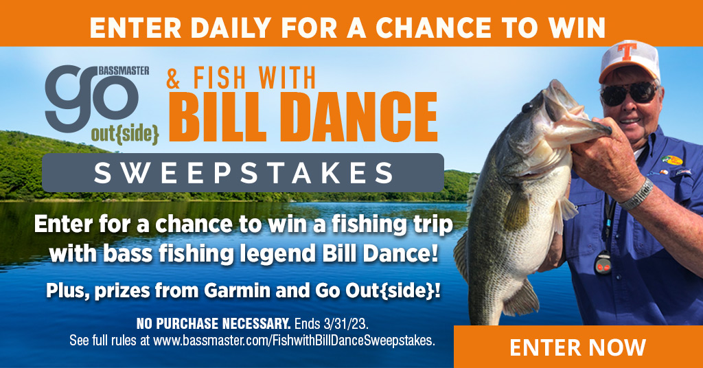 Enter the Go Out{side} & Fish with Bill Dance Sweepstakes - Bassmaster