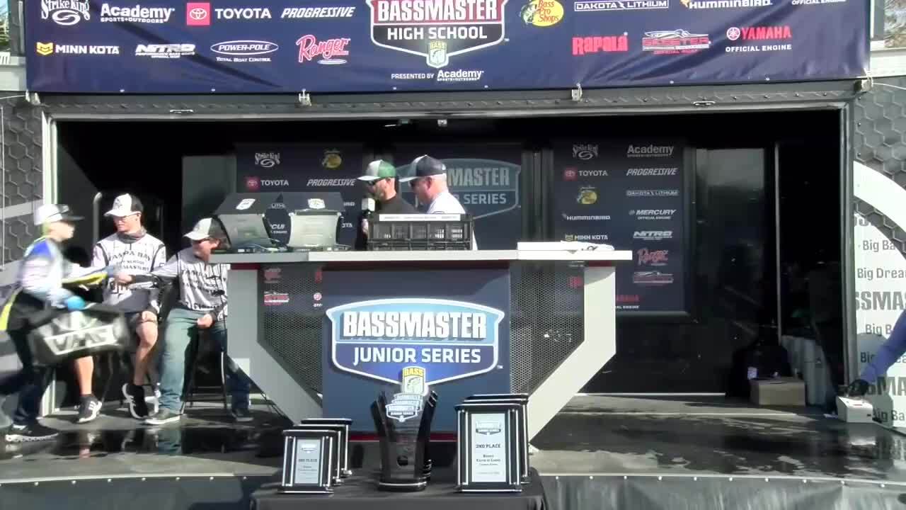 Junior: Tampa Bay Junior Bass Club takes win at Harris Chain - Bassmaster