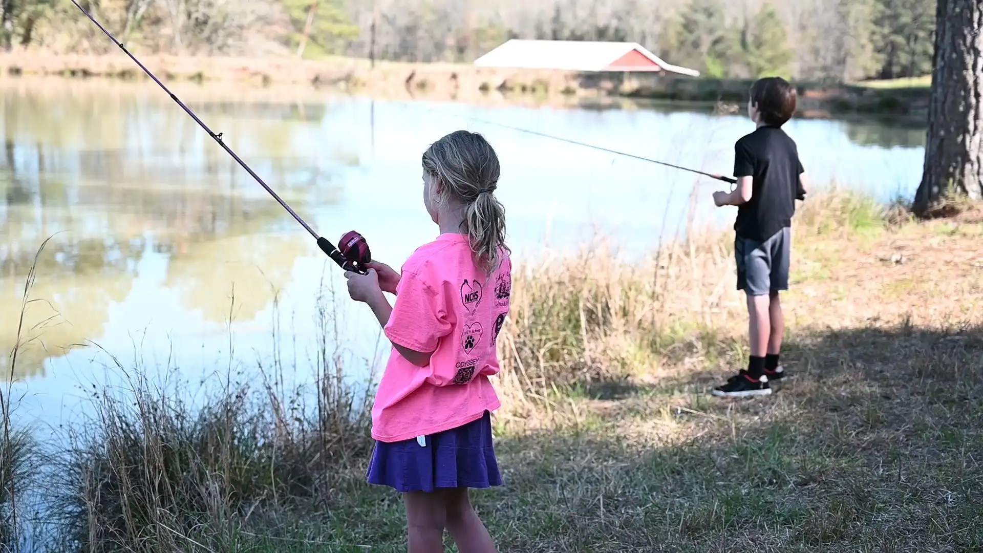 First fishing trip with kids - Bassmaster