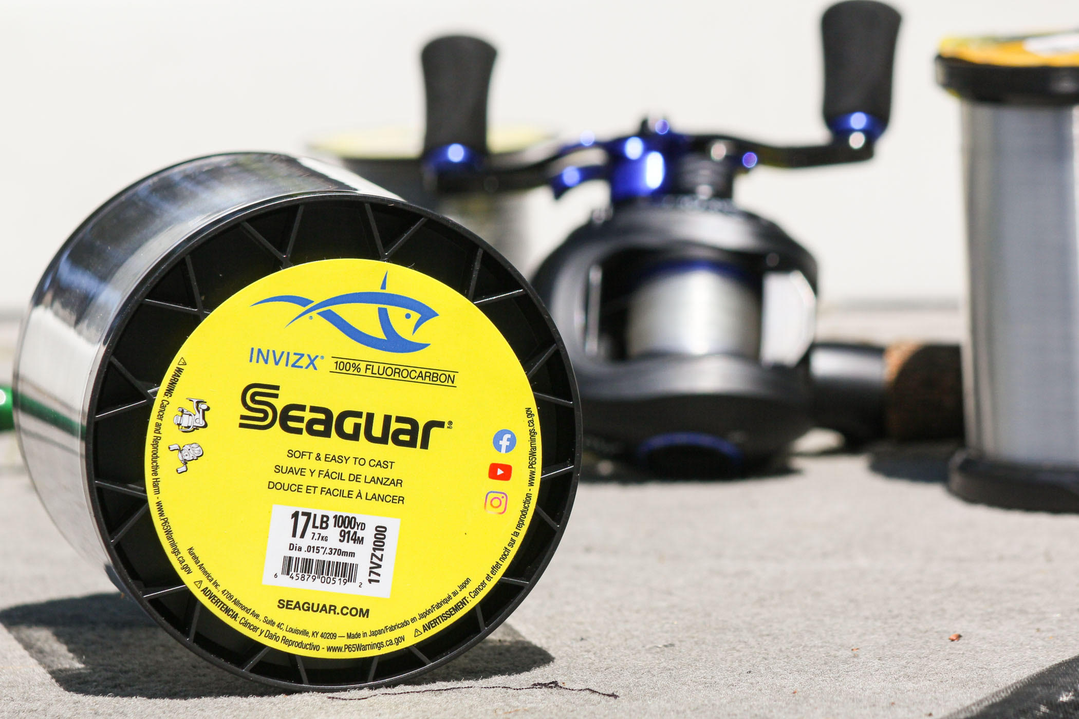 Seaguar INVIZX Fluorocarbon Fishing Line 1000 Yards