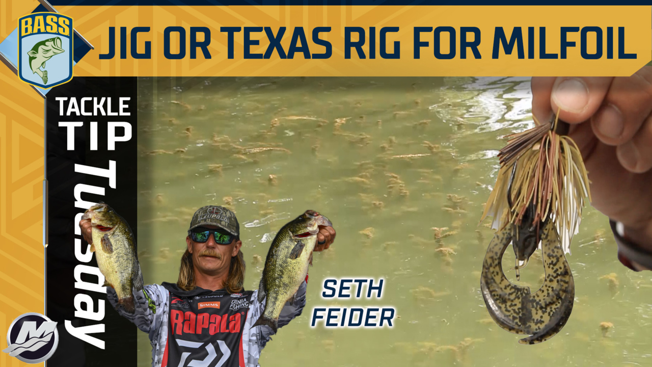 Tackle Tip Tuesday: Feider on flipping grass – Texas rig vs. jig