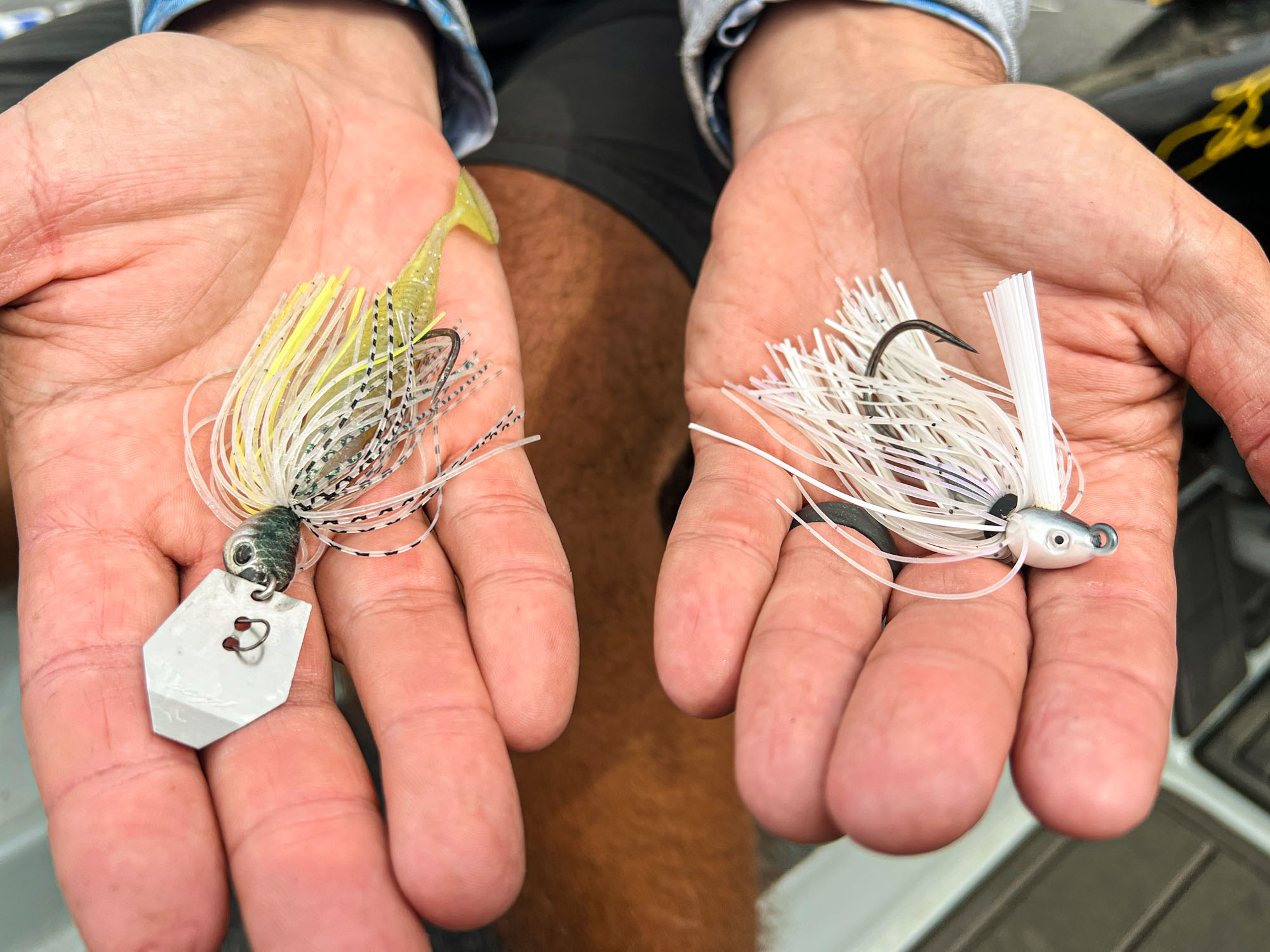 Bladed jigs vs. swim jigs with Lester Bassmaster