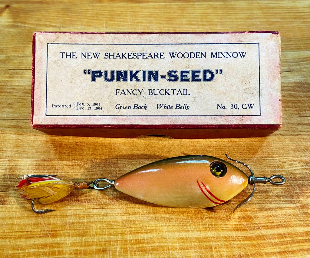 Vintage ACE BAIT Fishing Lure Red Eye Wiggler~Gold Scale Spoon Lure~Triple  Hook~Tackle ~Outdoors Rustic Fisherman Gift ~ Spinner Spoon