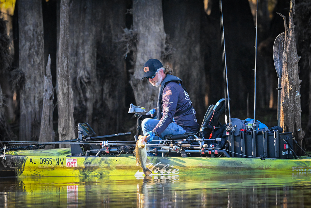 Kayak Day 2 at Caddo Lake Bassmaster