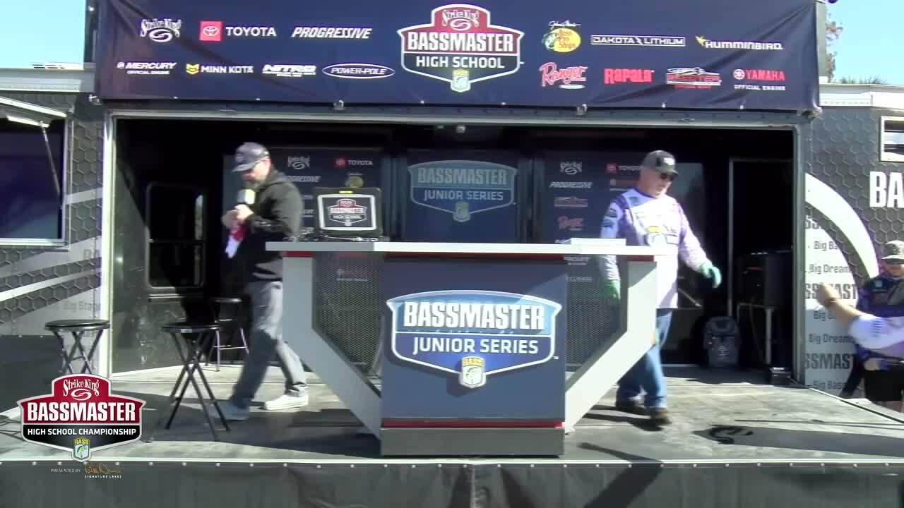 Weigh-in: 2025 Bassmaster Junior Series at Harris Chain - Bassmaster