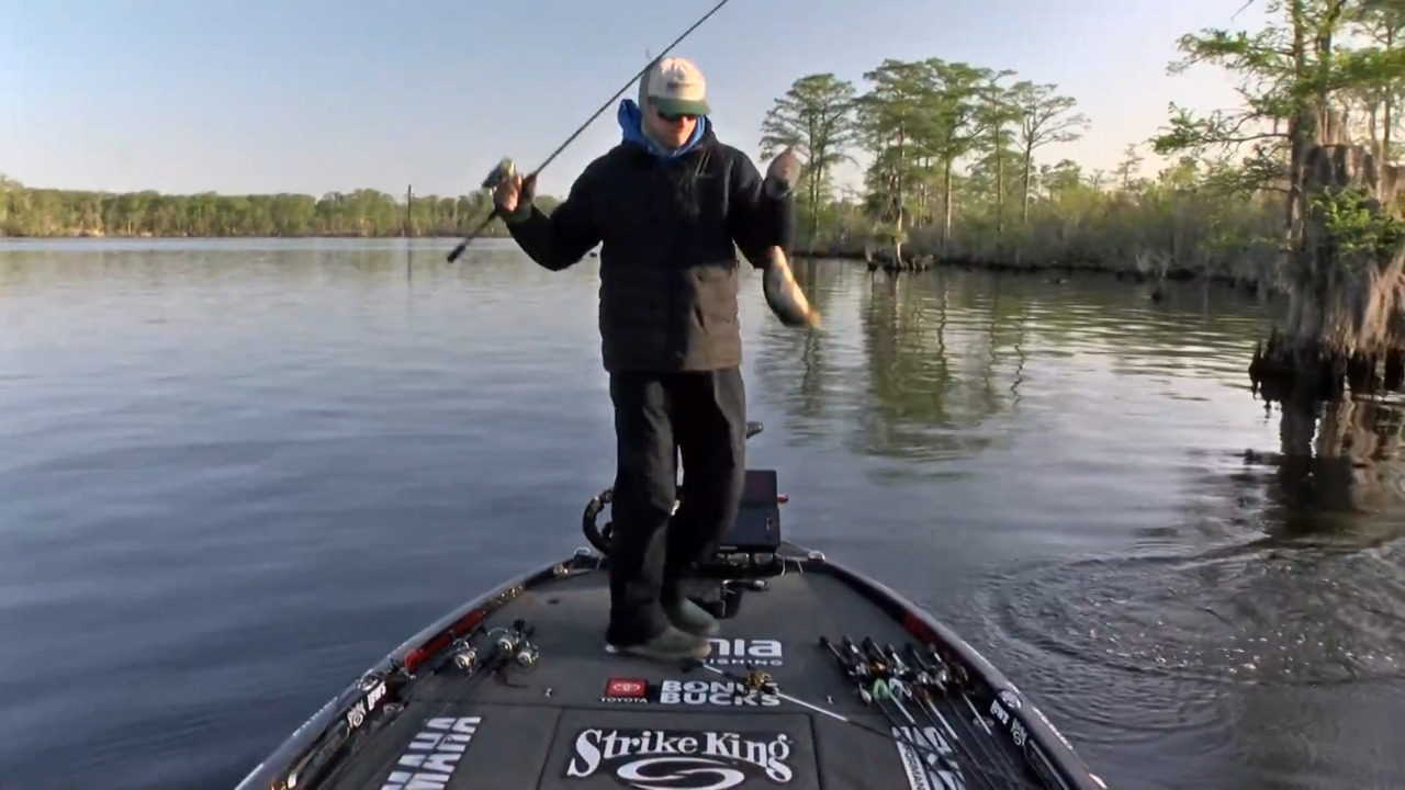 Classic Champ on the board at 3rd Elite stop - Bassmaster
