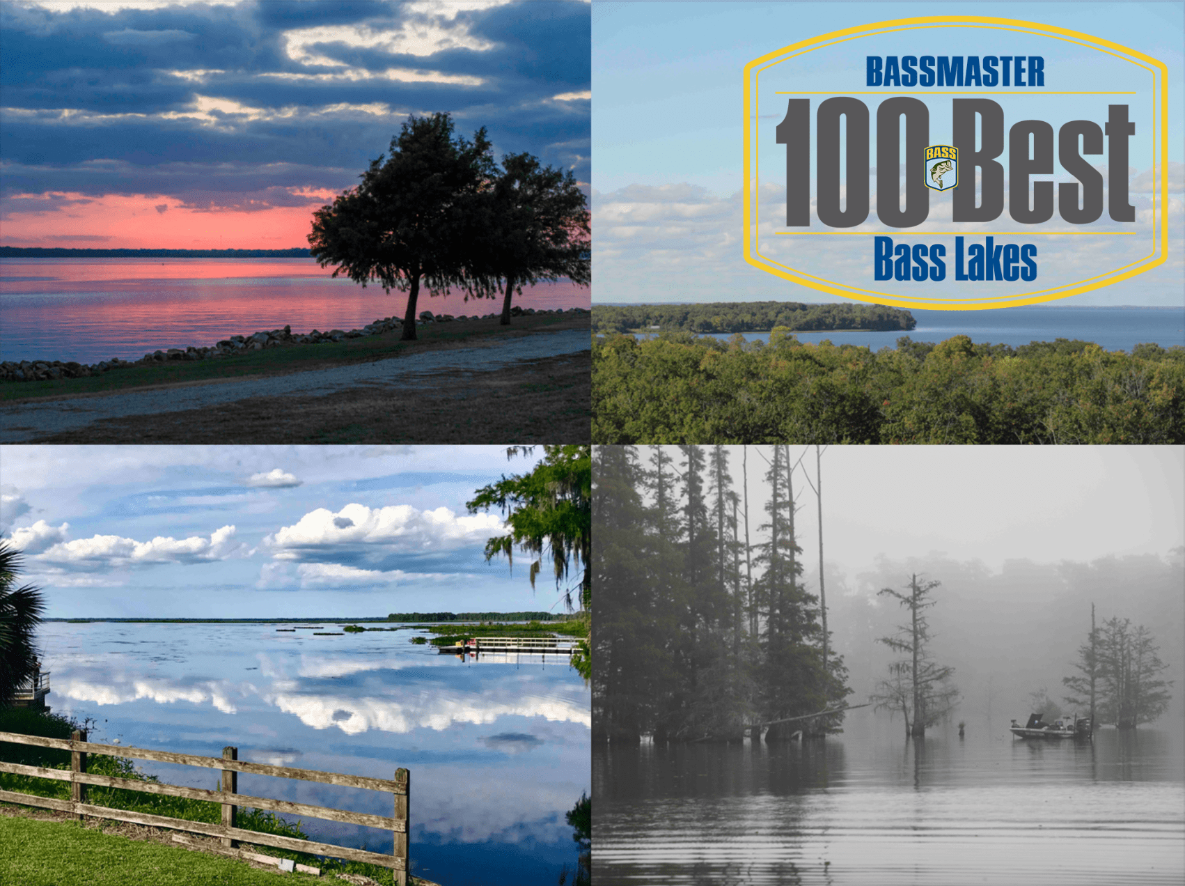 Top 10 Best Bass Lakes of 2025 - Bassmaster