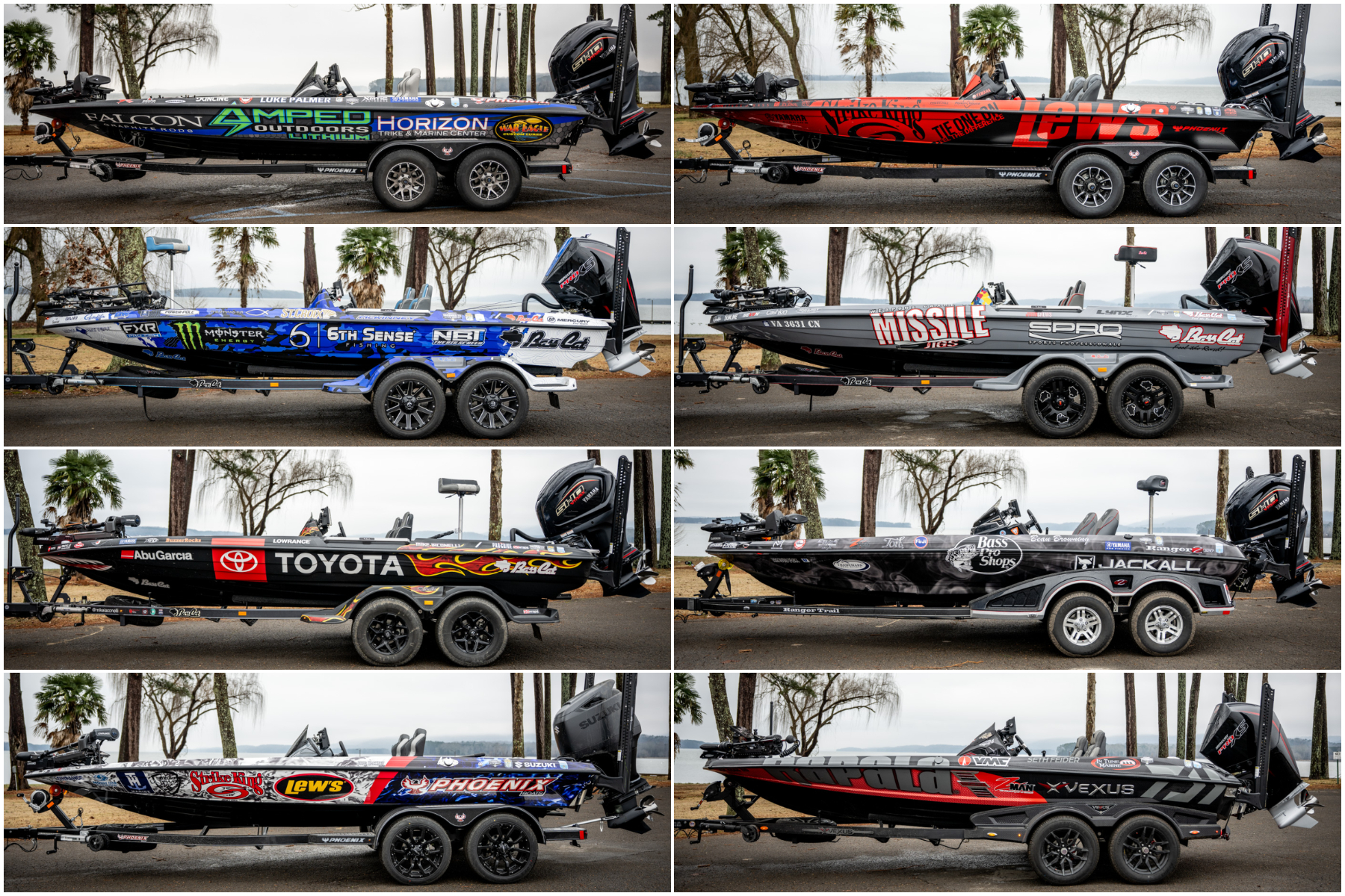 Bassmaster Fish 2026 Elite Series boat wraps - Bassmaster