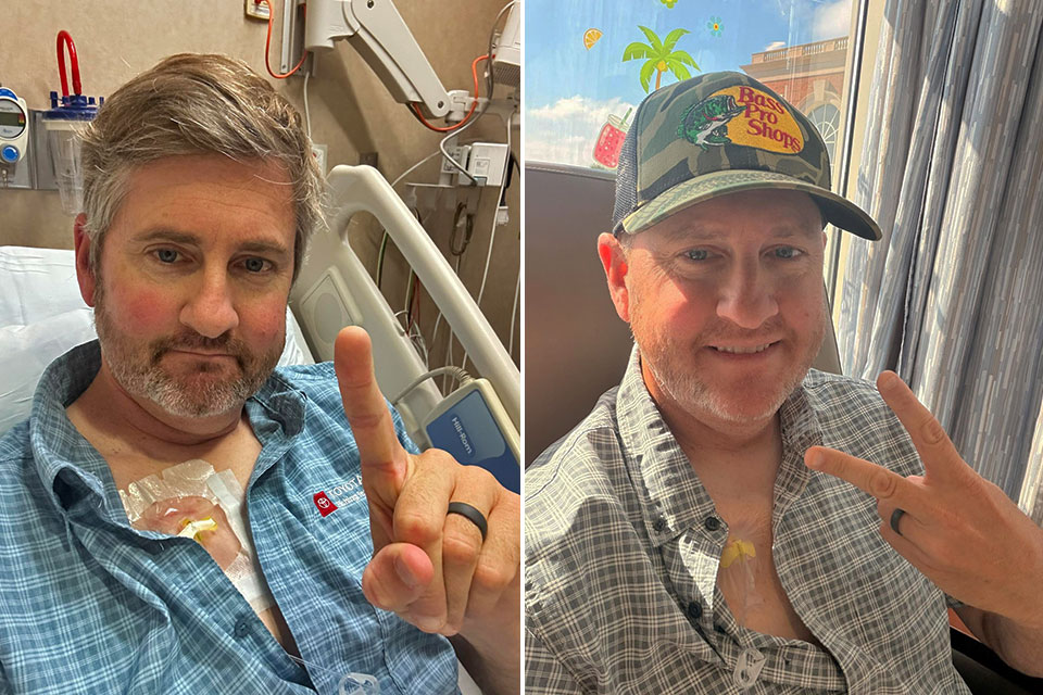 Elite pro Matt Arey has completed two of six scheduled chemotherapy treatments.